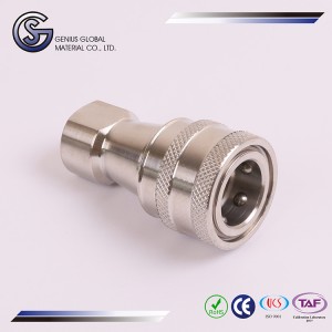 GS-K01 Hydraulic Quick Couplings Socket square tube connector square tube joint swagelok tube fittings swagelok cells
